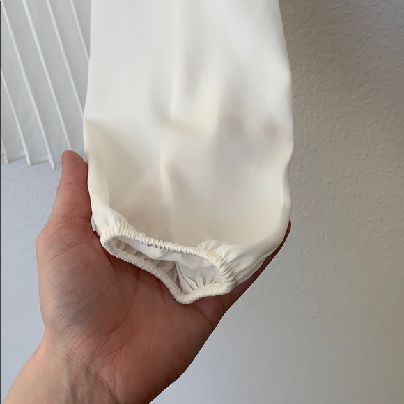 Express Cream Dress Blouse - Picture 3 of 7